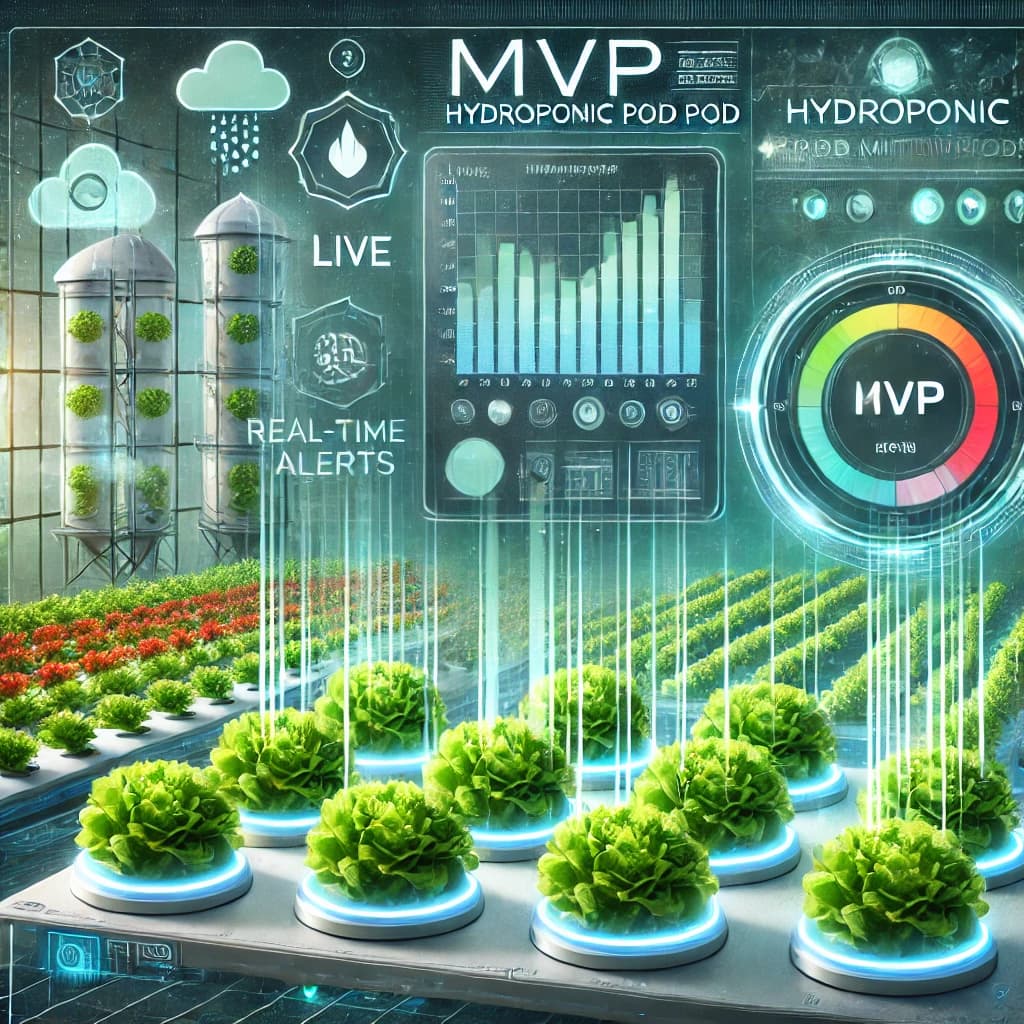 Vigeo Gardens Hydroponic Pod Farm Monitoring System